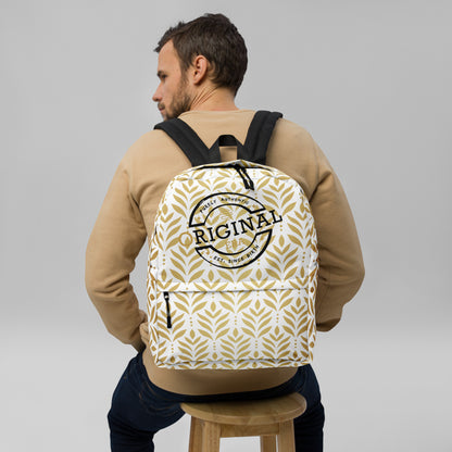 Original Era Accent Gold Pattern Backpack
