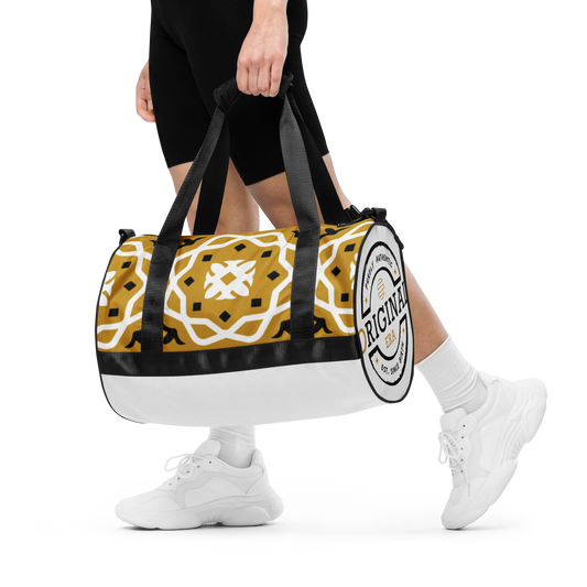 Original Era Accent Gold Pattern Gym bag