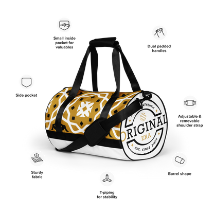 Original Era Accent Gold Pattern Gym bag