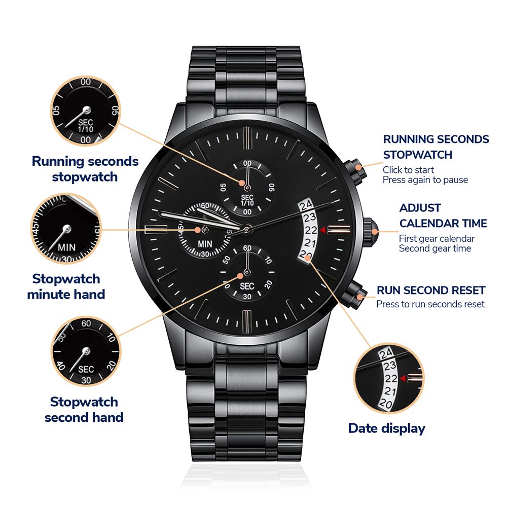 The Original Era Classic Engraved Chronograph Watch