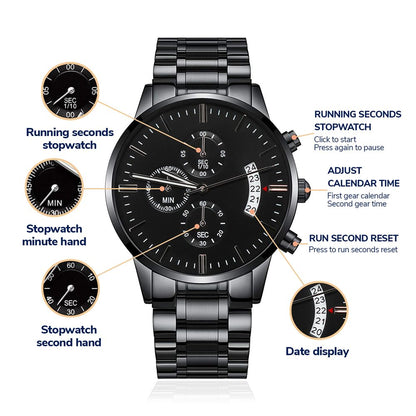 The Original Era Classic Engraved Chronograph Watch