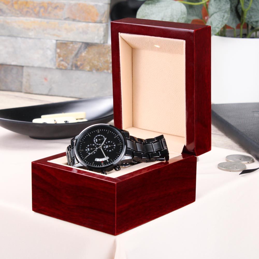 The Original Era Classic Engraved Chronograph Watch