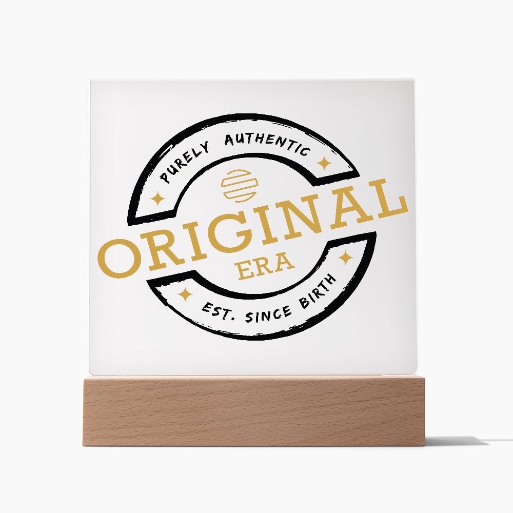 Original Era Square Acrylic Plaque