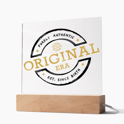 Original Era Square Acrylic Plaque