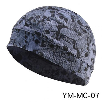 Motorcycle Helmet Inner Cap Windproof Mask Moisture Wicking Cooling Inner Liner Beanie Dome Quick Dry Hat Accessories