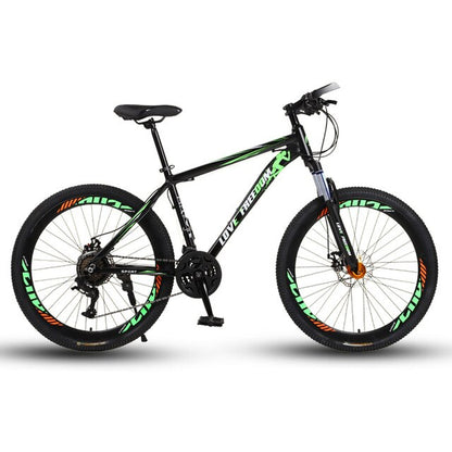 Love Freedom 21 Speed 26 Inch Mountain Bike Bicycles Double Disc Brakes Student Bike Bicicleta Road Bike Free Delivery