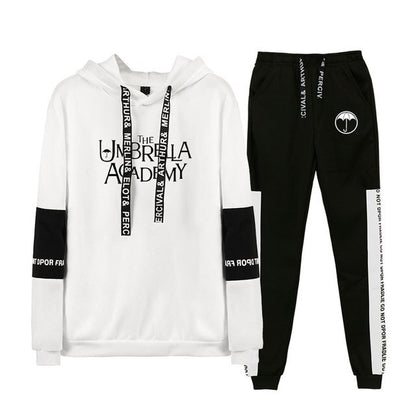 The Umbrella Academy Two Piece Set Women Hoodies+Long Pants Pullover Unisex Harajuku Suit Men Hooded Sweatshirt Tracksuit