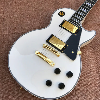 Electric Guitar, Ebony Fingerboard, Frets Binding, Gold Hardware, Black Beauty, Free Delivery