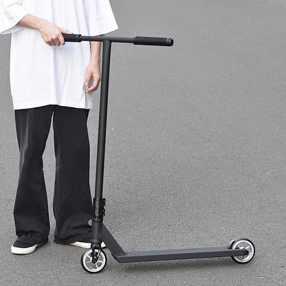 Extreme Sport Stunt Trick Pro Scooters for Adults Assembling Aluminum Competitive for Professional Beginners Black/Silver