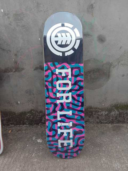 31*8Inch Pro Skateboard Deck ELEMENT 7 Plys Canandian Maples Cold Press Pro 4 Wheel Skateboard Deck Diy