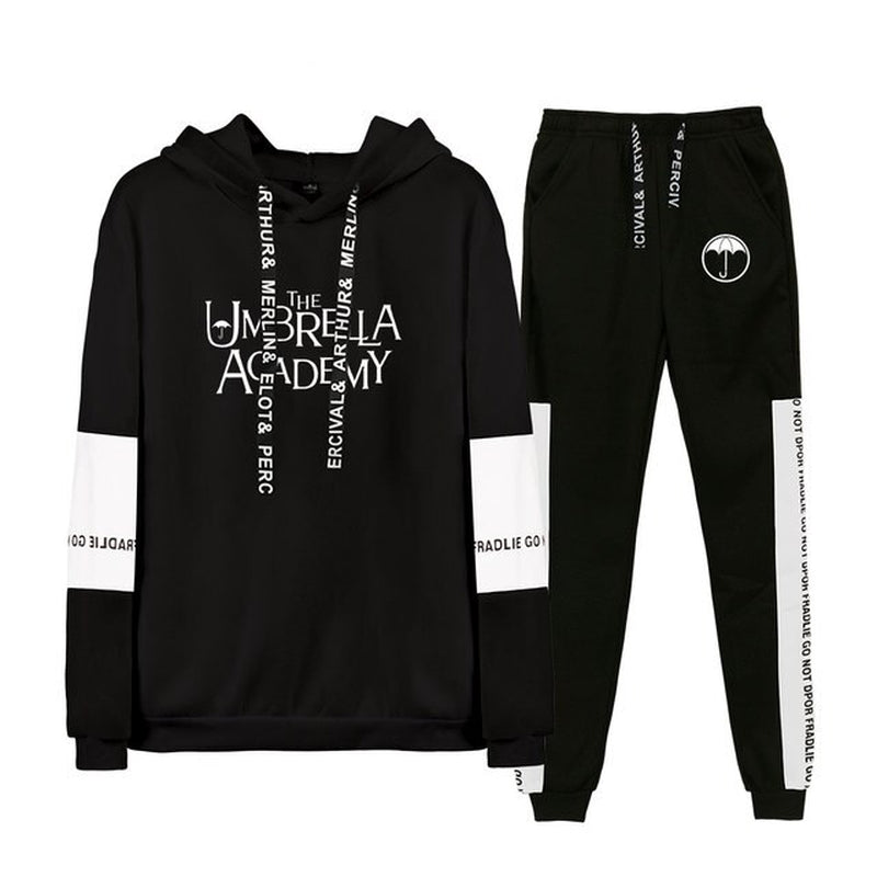 The Umbrella Academy Two Piece Set Women Hoodies+Long Pants Pullover Unisex Harajuku Suit Men Hooded Sweatshirt Tracksuit