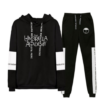 The Umbrella Academy Two Piece Set Women Hoodies+Long Pants Pullover Unisex Harajuku Suit Men Hooded Sweatshirt Tracksuit