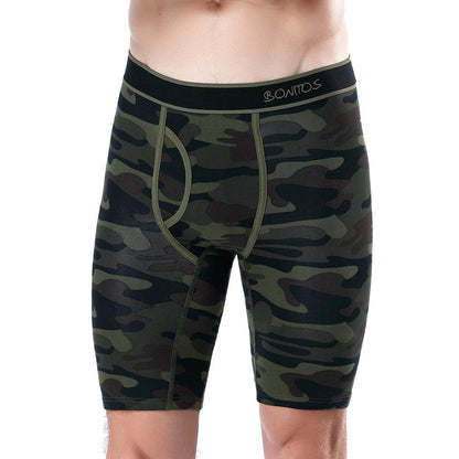 Comfortable Natural Cotton Long Boxer Shorts