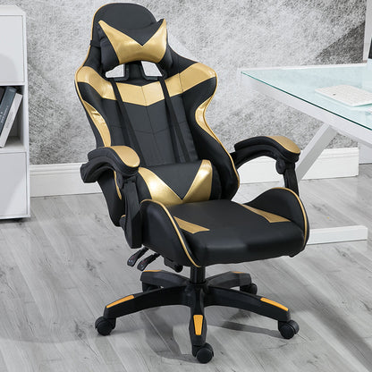 Silla Gamer Pu Leather Racing Gaming Chair With Footrest