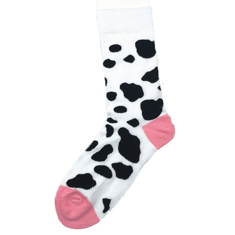 Colorful Cotton Men Socks Funny Pineapple Broccoli Pepper Beer Chili Skate Harajuku Happy Socks for Christmas Gift