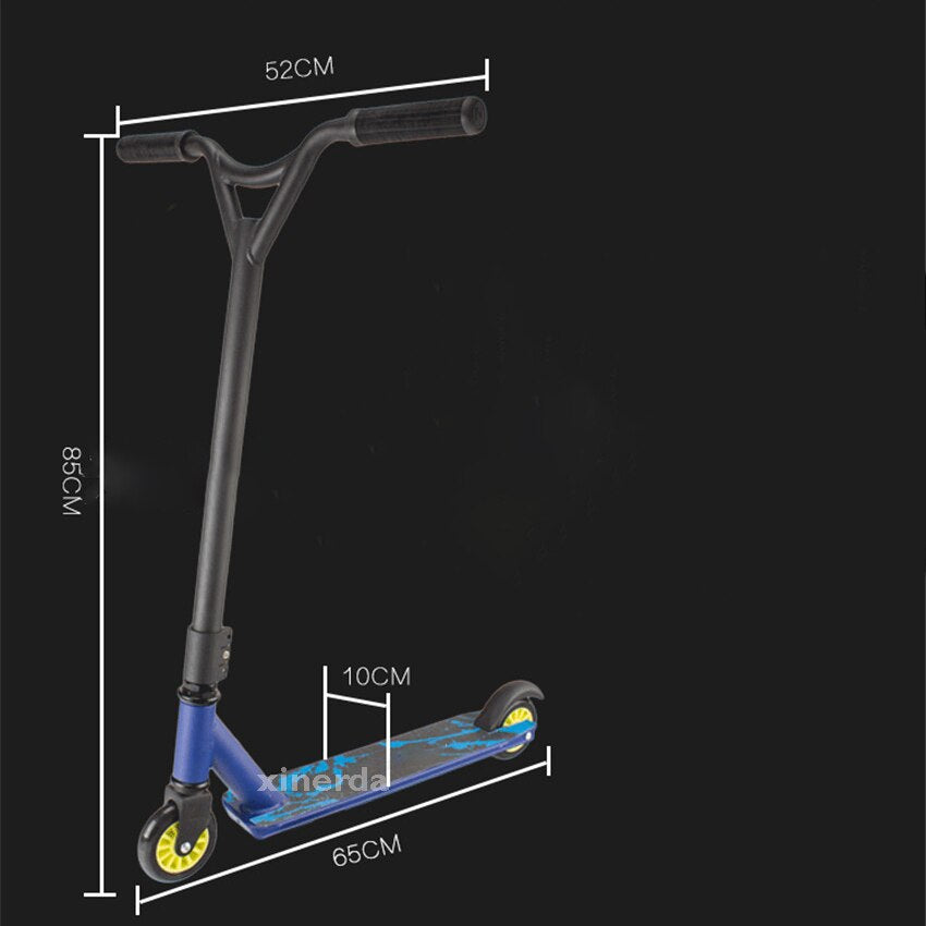 Professional Extreme Scooter Adult Kick Scooter High Speed Freestyle Surfing Trick Stunt Skatepark Aluminum Alloy Pro Scooter