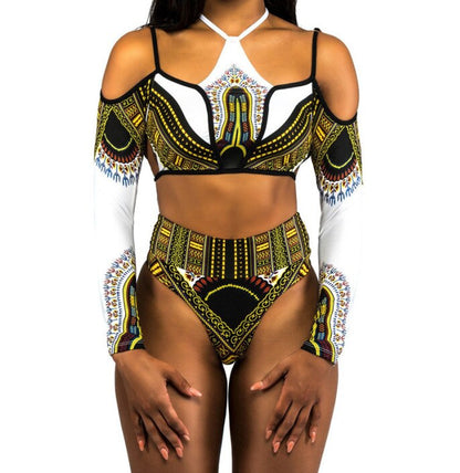 Imani African Print One Piece Swimsuit