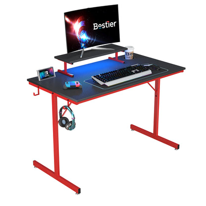 44" Gaming Desk With PC Stand