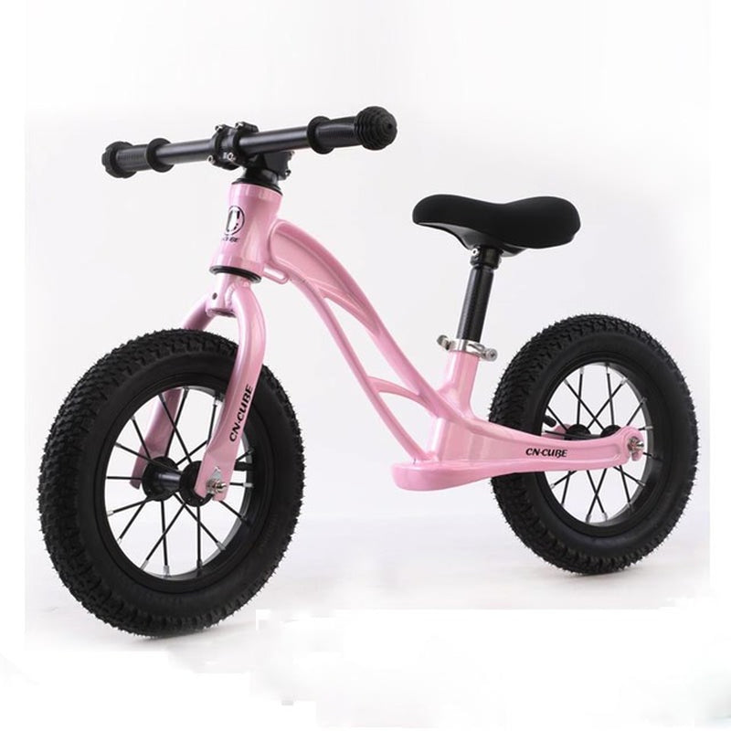 Pedal-Free Scooter, Magnesium Alloy Balanced Scooter and Integrated Frame Are Safer and Lighter, 12 Inch Children'S Scooter