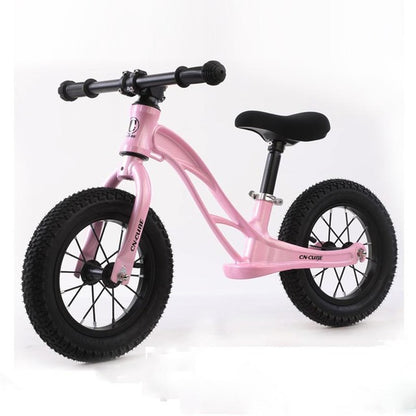 Pedal-Free Scooter, Magnesium Alloy Balanced Scooter and Integrated Frame Are Safer and Lighter, 12 Inch Children'S Scooter