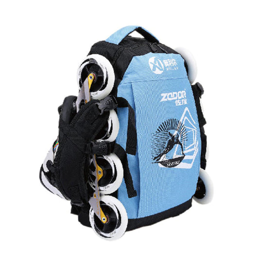 Waterproof Oxford Cloth Backpacks Roller Skates Shoes Bags for Inline Speed Skates Slalom Skates Adult and Children General G008