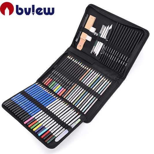 Sketch Pencil Art Set for Artists and Adults