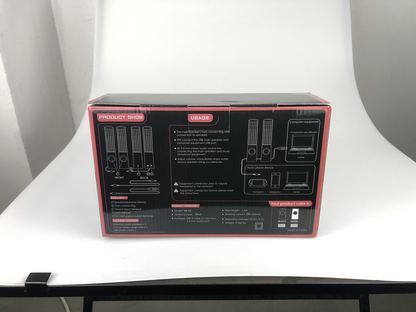 Portable LED Light Speakers for PC Laptop, Phone