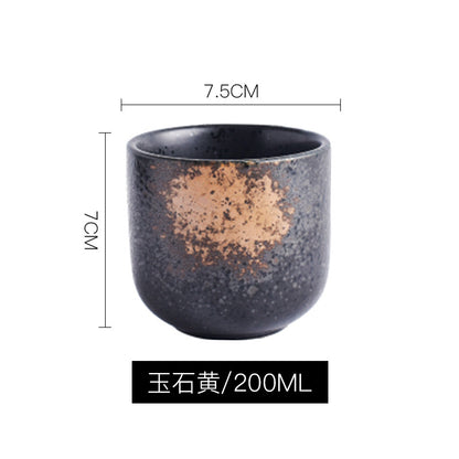 Japanese Style Pottery Clay Tea Cups