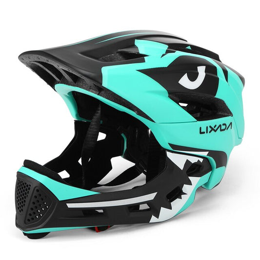 Lixada Kids Detachable Full Face Helmet Children Sports Safety Helmet for Cycling Skateboarding Roller Skating Helmet