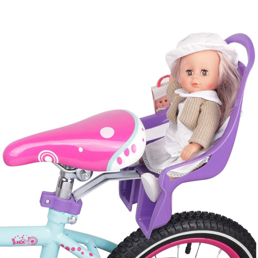 Drbike Kids Bike Seat Post Doll Seat with Holder for Kid Bike with Decorate Yourself Stickers