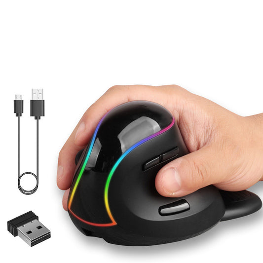 Rechargeable RGB 2.4G Wireless Vertical Mouse