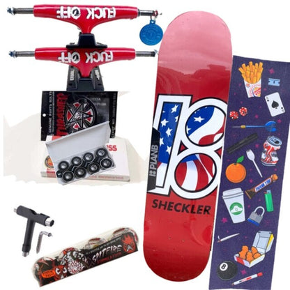 Whole Kit 8Inch Skateboard Santa Cruz Decks Spitfire Skateboard Wheelsthunder Trucks 139 Grizzly Grip Tapes