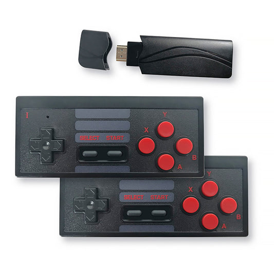 Wireless Handheld USB Double Controller Handheld Console with 628 Classic Games
