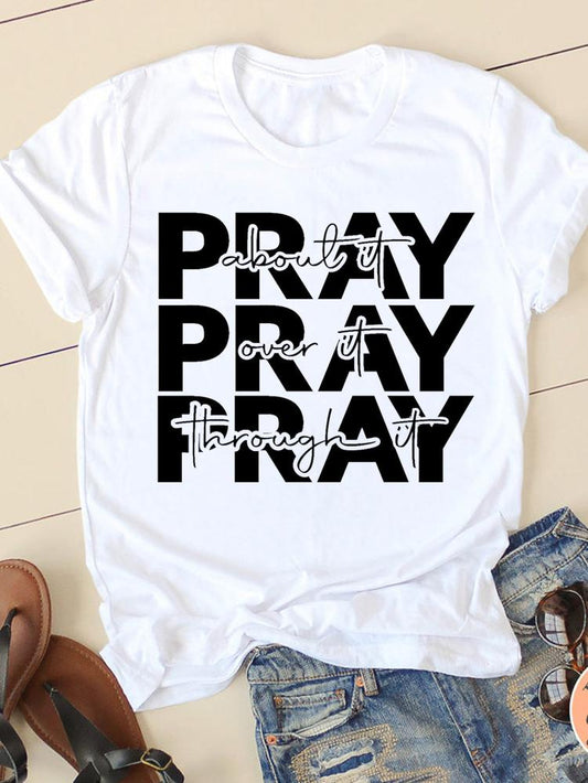 Clothing Summer Letter Printing 2022 Short Sleeve Ladies Casual Women Fashion Graphic Tee T-Shirts Female T Shirt Clothes