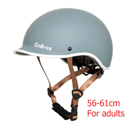 Onbros ABS Shell Urban Bike Helmet for Men and Women Roller Skating Skateboard Cycling Helmets for Kids City Caps