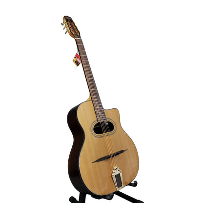 Cutaway  High-End  Acoustic Gypsy Jazz Guitar