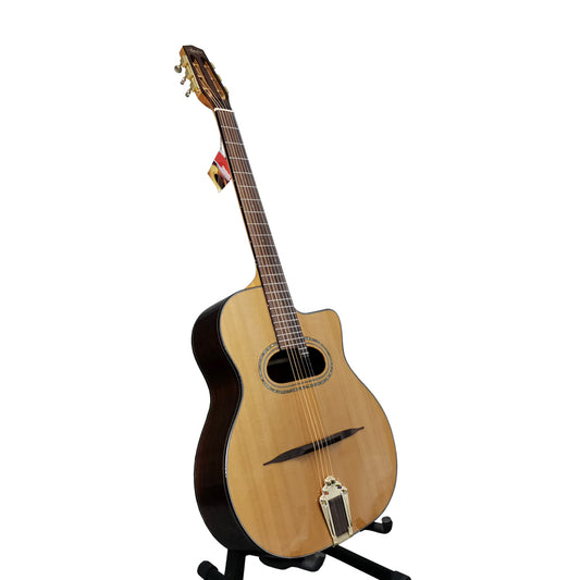 Cutaway  High-End  Acoustic Gypsy Jazz Guitar