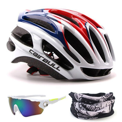 CAIRBULL Bicycle Helmet Road MTB Bike Ultralight Riding Helmet One-Piece Design Mountain Bike Riding Helmet