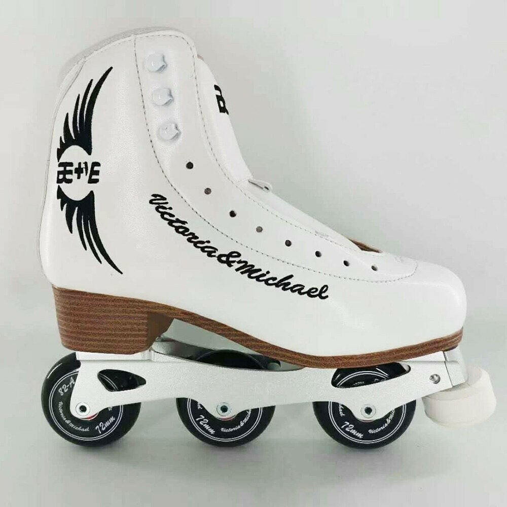 Professinal BE+VE Dance Skate Shoes 3 Wheels Inline Skate Dancing Shoes BE Roller Skates Unisex Men / Women Patines High Quality