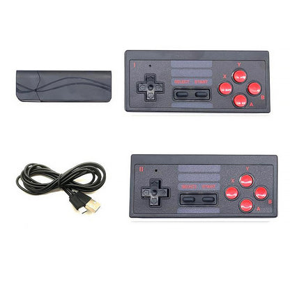 Wireless Handheld USB Double Controller Handheld Console with 628 Classic Games