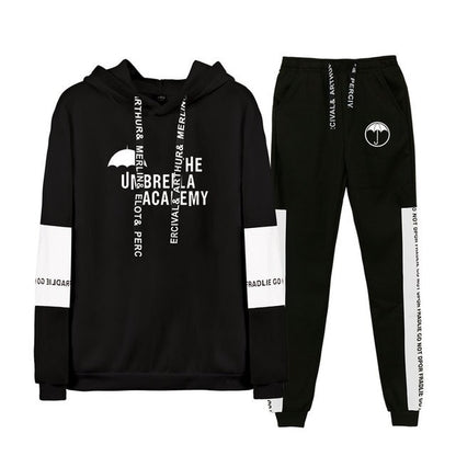 The Umbrella Academy Two Piece Set Women Hoodies+Long Pants Pullover Unisex Harajuku Suit Men Hooded Sweatshirt Tracksuit