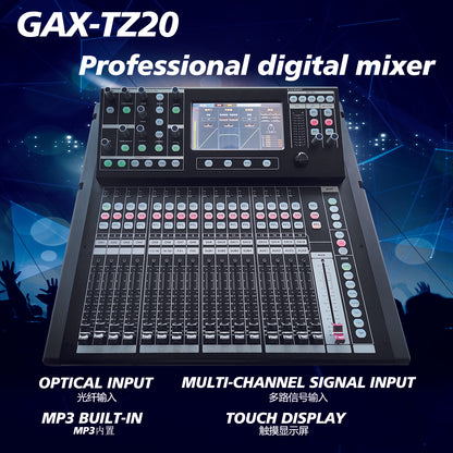 Professional DJ Audio Mixer 24 Channels Audio Mixer Digital Mixer Mixing Console