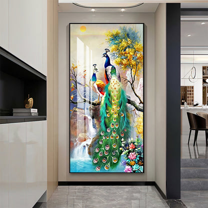 Luxurious Large Gold Aluminum Frame Painting