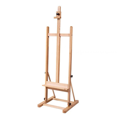 2021 Professional Art Supply Solid Beech Wood Artist Medium-Duty Studio H-Frame Floor Easel for Painting