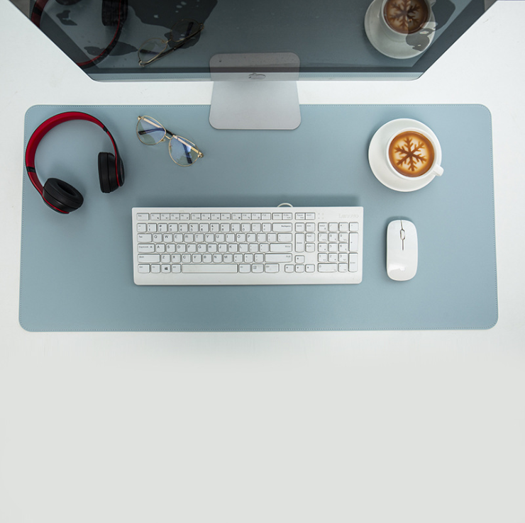 30*60CM Waterproof PU Leather Suede Gamer Desk Mat
