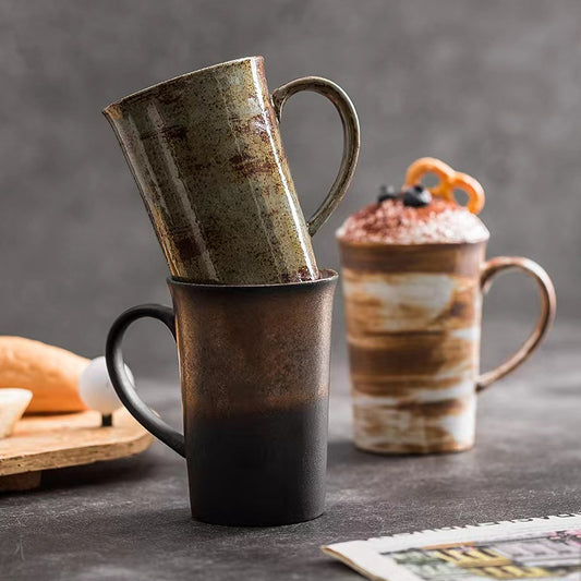 Japanese Style Coarse Pottery Coffee Cup