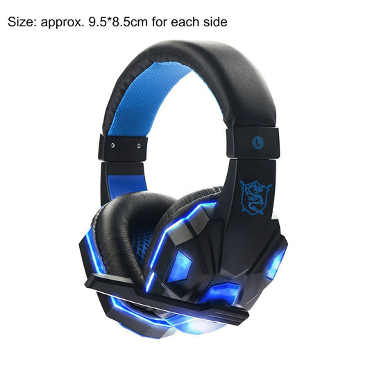 Wired Stereo Gamer Gaming Headset PC Earphone