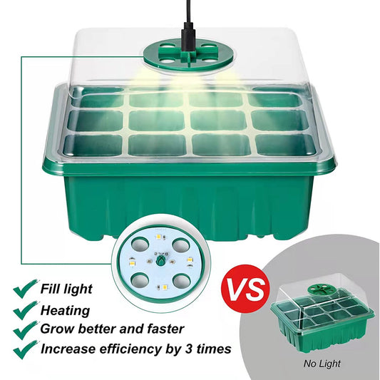 5Pack/Set Nursery Seed Greenhouse Grow Tray