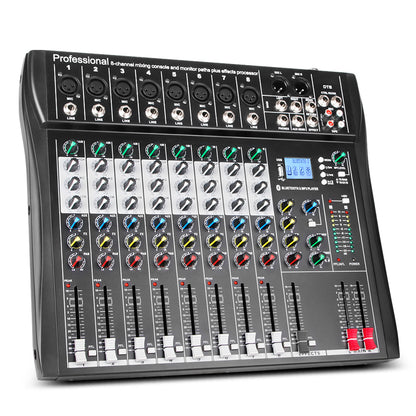 8 Channel DJ Mixing Board