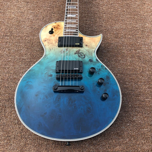 Hot Sale Electric Guitar,Rosewood Fingerboard,Burl Top,Active Pickups,High Quality,Free Shipping